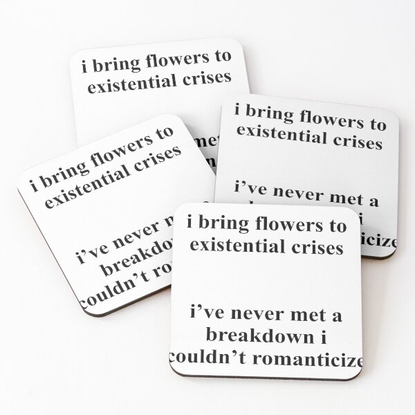 Item preview, I Bring Flowers to Existential Crises designed and sold by birdspinestudio.