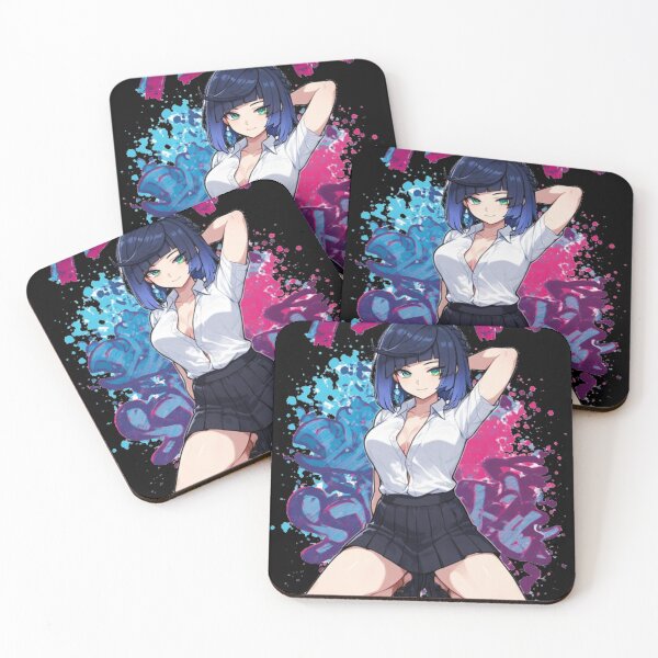 Item preview, Neon Urban Edge: Midnight Blue Anime Aesthetic designed and sold by Jimakmo.
