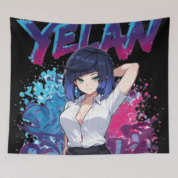 Item preview, Neon Urban Edge: Midnight Blue Anime Aesthetic designed and sold by Jimakmo.