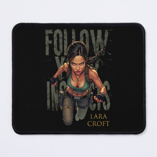 Item preview, Lara Croft / Follow Your Instincts designed and sold by DarrenAshenOne.