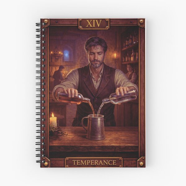 Item preview, Tarot de la Taberna de la Tecnología – Templanza designed and sold by TechsTrinkets.
