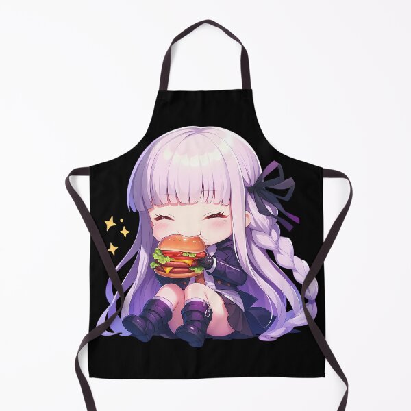 Item preview, Kyoko Kirigiri Danganronpa Chibi Kawaii Burger Calm designed and sold by earlobejerk.