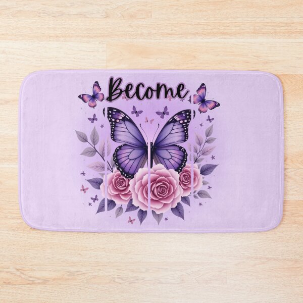 Item preview, Become: Purple Butterfly Watercolor Art - Soft Purple Glow designed and sold by PriyaMagic.