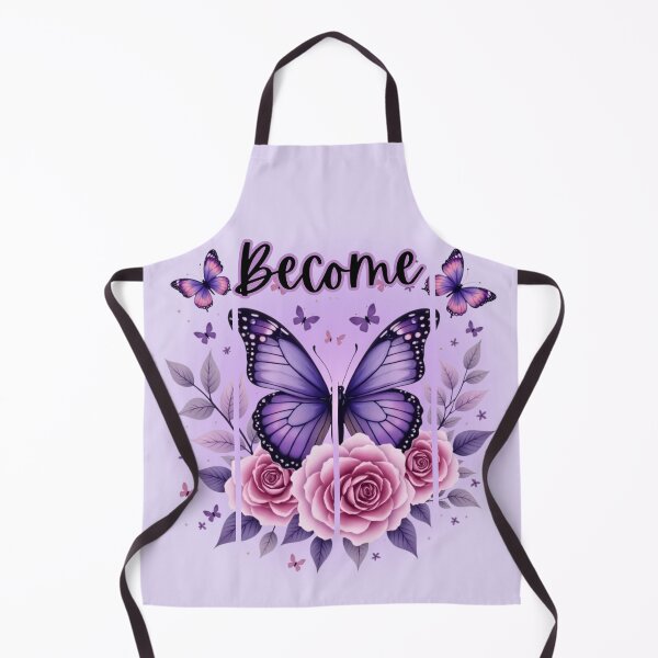 Item preview, Become: Purple Butterfly Watercolor Art - Soft Purple Glow designed and sold by PriyaMagic.