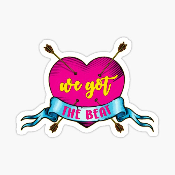 Item preview, head over heels we got the beat designed and sold by macandcheeseitz.