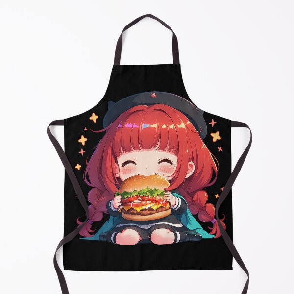 Item preview, Maki Harukawa Danganronpa Chibi Kawaii Burger Cute designed and sold by earlobejerk.