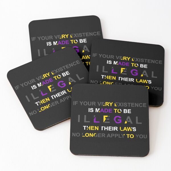 Item preview, Intersex Ally Protest Slogan designed and sold by DisKorruptd.