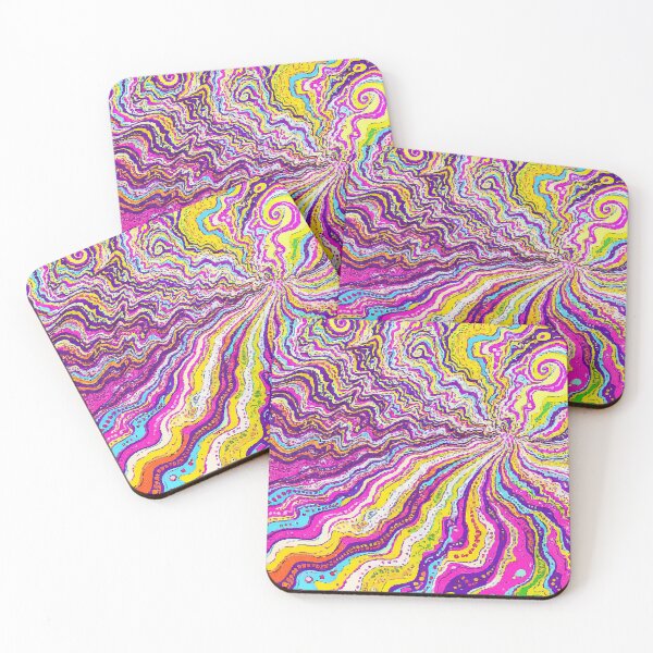 Item preview, Retro Psychedelic Neon Dream: Vibrant 60s Groovy Abstract Waves designed and sold by Far Out Goods.