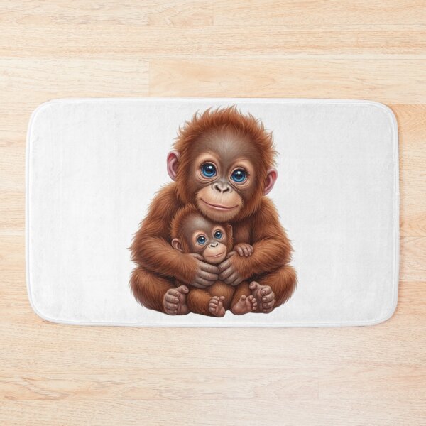 Item preview, Tenderness of Borneo: Orangutan Duo designed and sold by CHRIST5000.