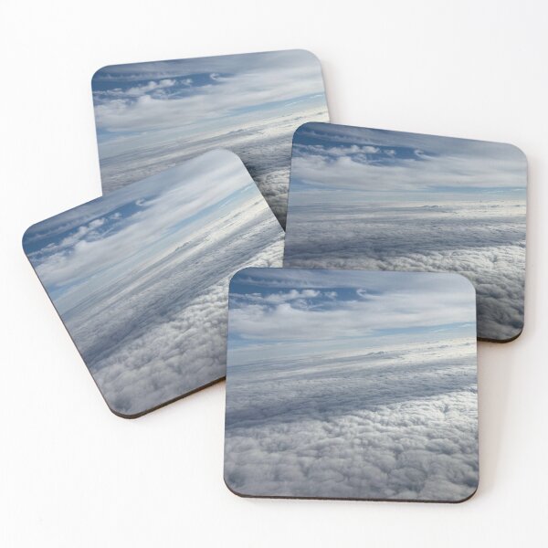 Item preview, Dramatic Sun Above the Clouds – Black and White Aerial View designed and sold by Clauando.