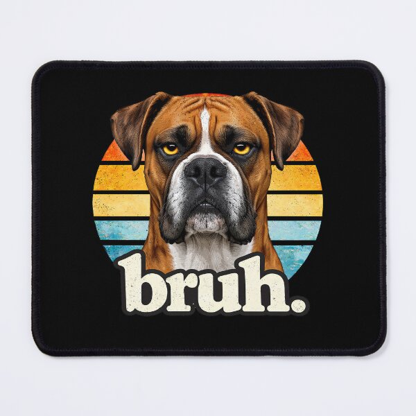 Item preview, BRUH - BOXER DOG | Pets and Dogs lovers for Men and Women t-shirt designed and sold by panchiTWO.