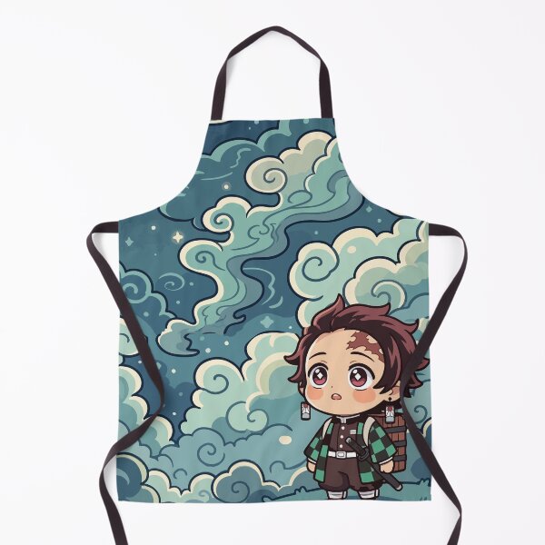 Artikelvorschau, Niedliches Chibi-Tanjiro-Kamado-Handy-Hintergrundbild | Demon Slayer Fan-Art entworfen und verkauft von RosetteArtists.