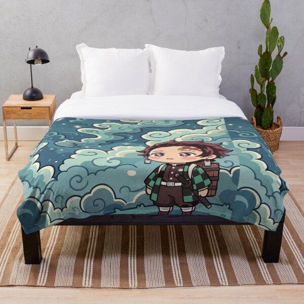 Item preview, Cute Chibi Tanjiro Kamado Phone Wallpaper | Demon Slayer Fan Art designed and sold by RosetteArtists.