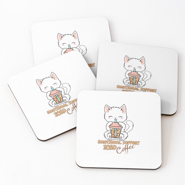 Item preview, Emotional Support Iced Coffee designed and sold by LuveraxArt.
