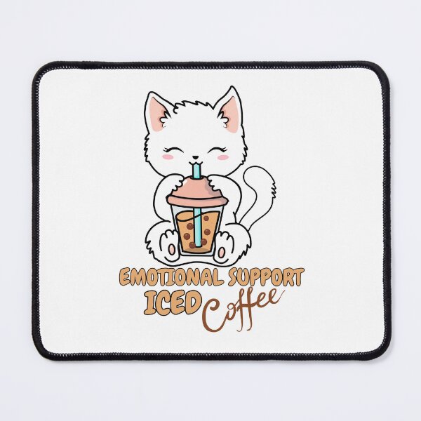Item preview, Emotional Support Iced Coffee designed and sold by LuveraxArt.