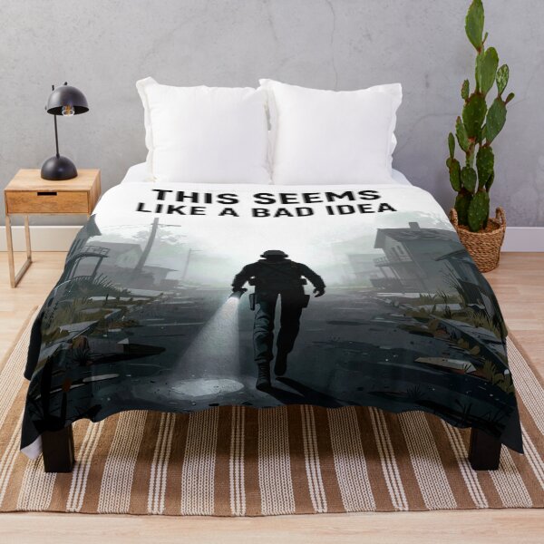 Item preview, This Seems Like a Bad Idea – Survival Horror Meme designed and sold by AnimalAirtistry.