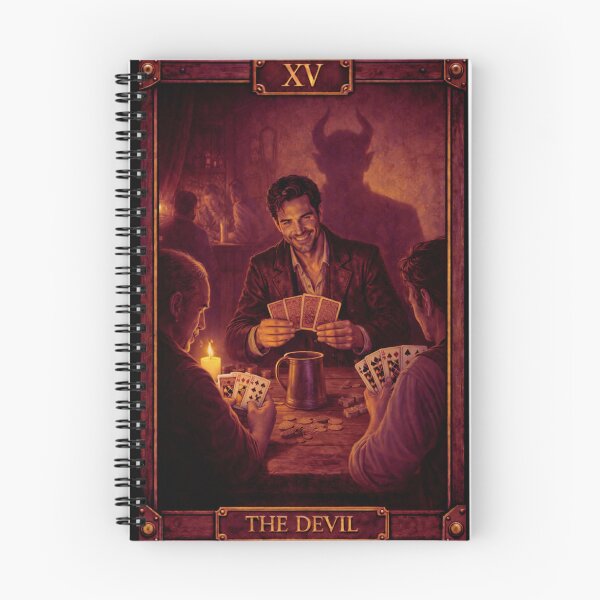 Item preview, Tech’s Tavern Tarot – The Devil designed and sold by TechsTrinkets.