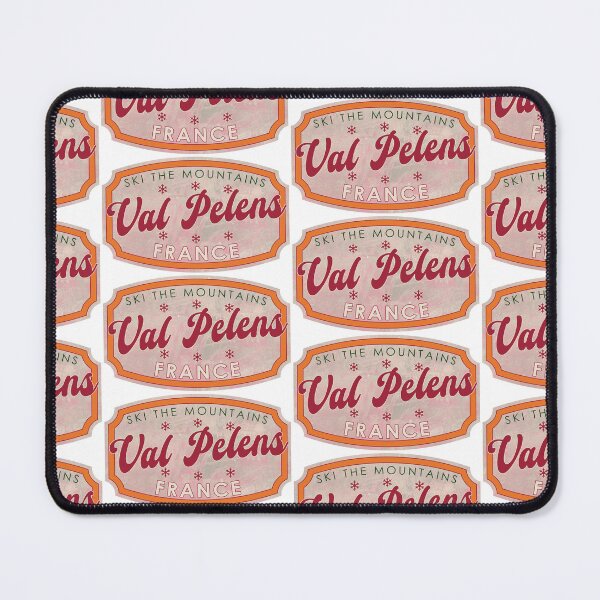 Item preview, Val Pelens, France, Ski, textured skiing badge designed and sold by Wanderful-roads.