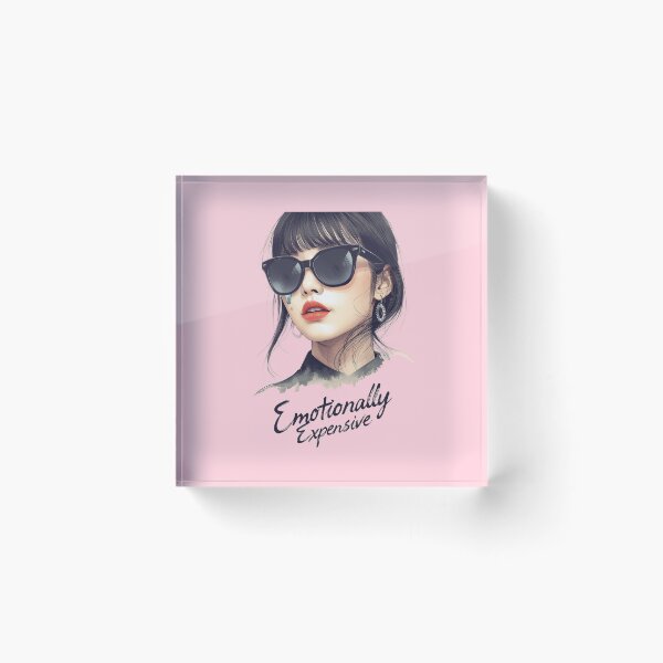 Item preview, Emotionally Expensive Sarcastic Sad Girl Crying Pop Art Aesthetic designed and sold by ConfuseLab Alt.