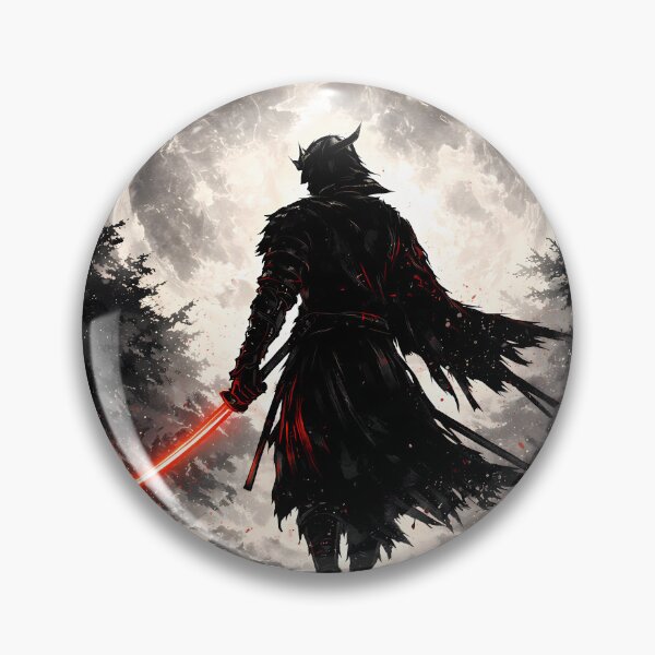 Item preview, Moon Ronin Samurai with Katana – Zanguys 斬凱 Japanese Warrior Art designed and sold by zanguys.
