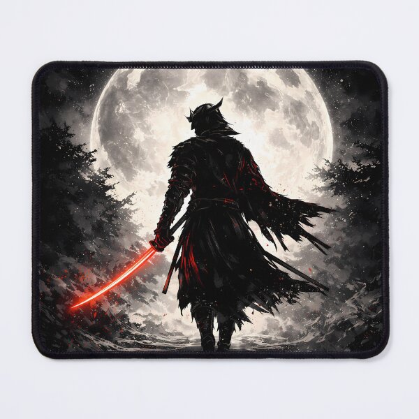 Item preview, Moon Ronin Samurai with Katana – Zanguys 斬凱 Japanese Warrior Art designed and sold by zanguys.