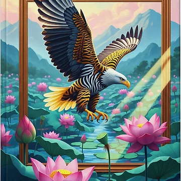 Artwork thumbnail, Bald eagle by PP&RAINBOW SHOP