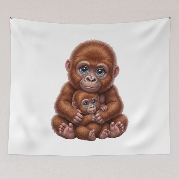 Item preview, Royal Tenderness: Gorilla Duo designed and sold by CHRIST5000.