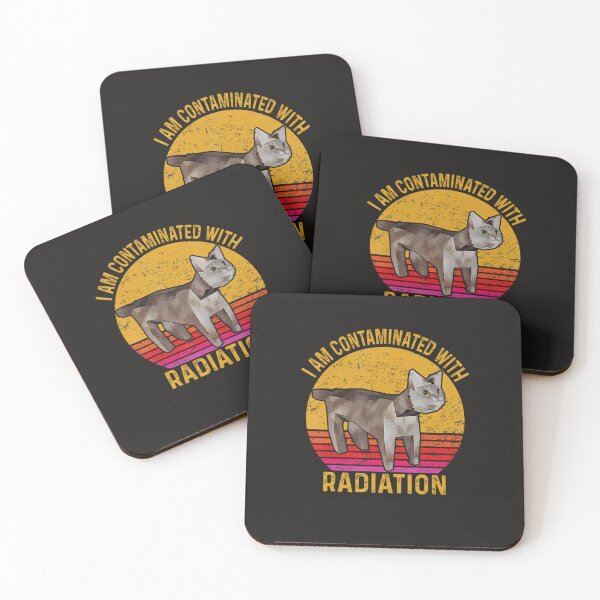 Item preview, Funny I Am Contaminated With Radiation Japanese Cat Meme  designed and sold by storemdk.