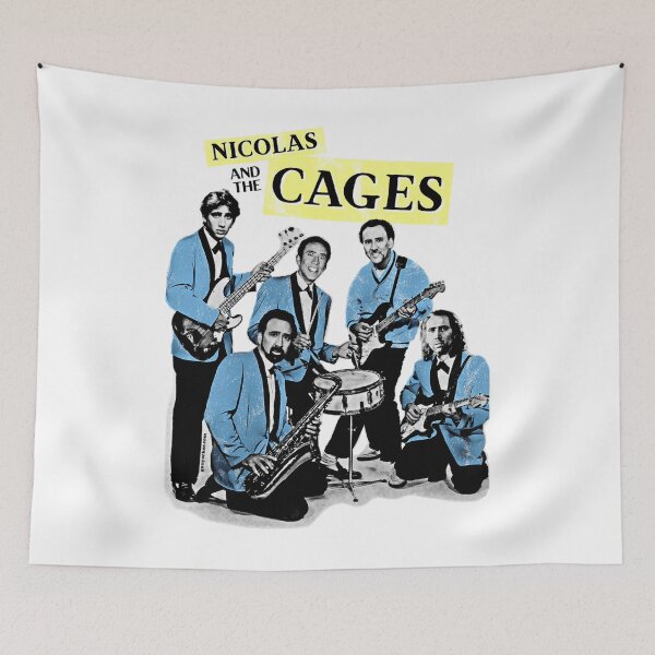 Item preview, Nicolas And The Cages (Nic Cage Band) designed and sold by gandhiawan.