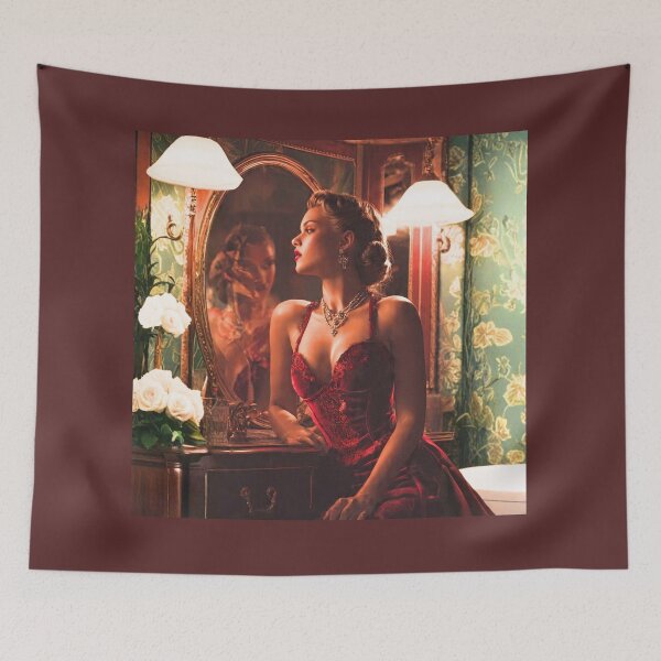 Item preview, Vintage Noir Glamour - Classic Hollywood Starlet Pin-Up designed and sold by SunPeachRetro.