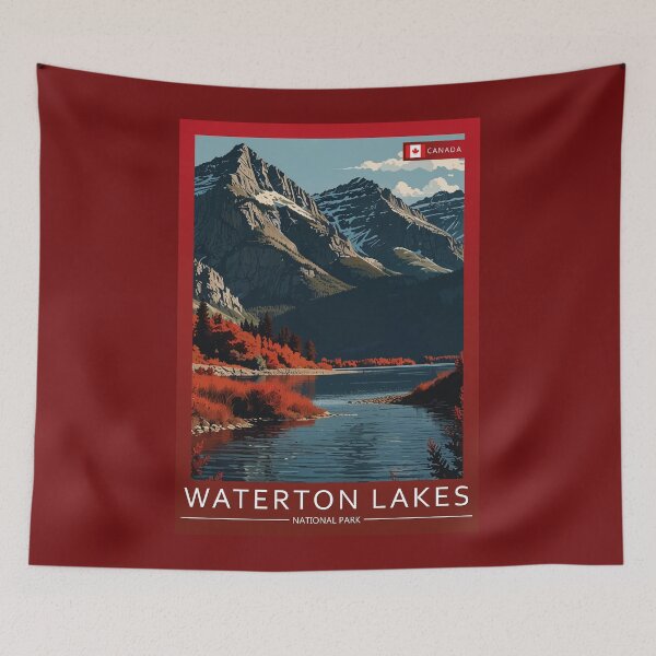 Item preview, Waterton Lakes National Park Canada Travel designed and sold by Thistle-TShop.