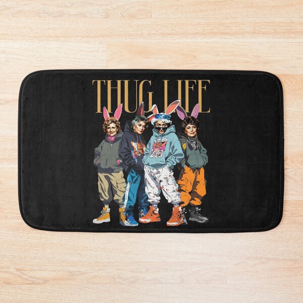 Item preview, Thug Life Golden Girl Easter Funny Mom Life Mother's Day Gift Idea designed and sold by H3ll-Ash-Studio.