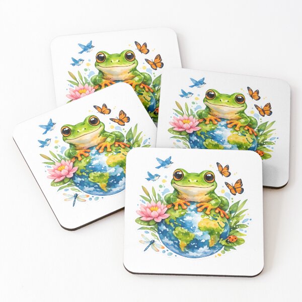 Item preview, Festive World Frog Day Art Gift for World Frog Day Lovers Sticker Design Art designed and sold by Divakar Fashion.