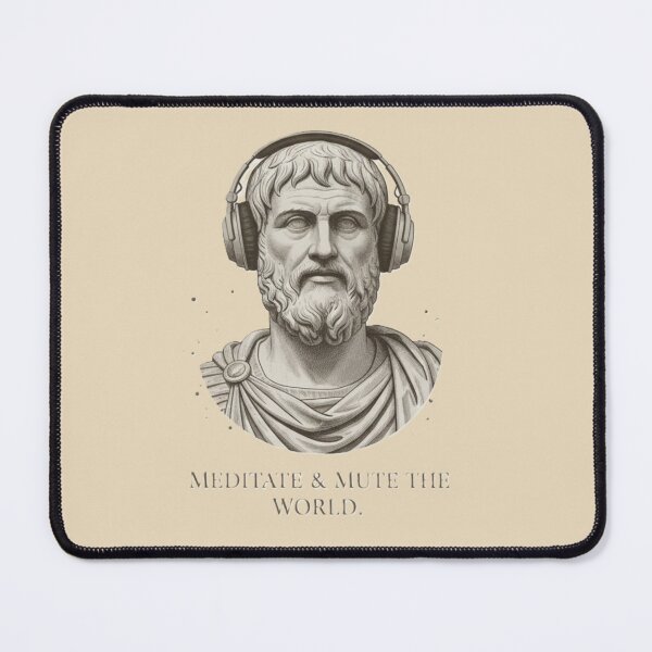 Item preview, meditate and mute the world designed and sold by Shop-Pi.
