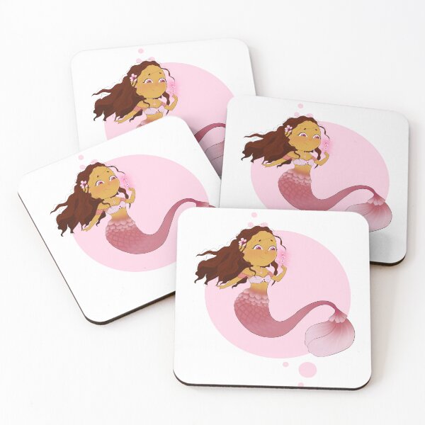 Item preview, Cute Chibi Sakura Flower Mermaid designed and sold by crayonique.