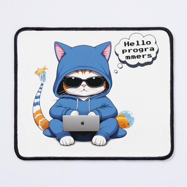 Item preview, Programmers cat sticker, Cat meme Sticker designed and sold by popxprint.