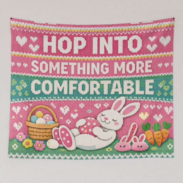 Item preview, Easter knitting design: Cute bunny for cozy holidays designed and sold by Mauswohn.