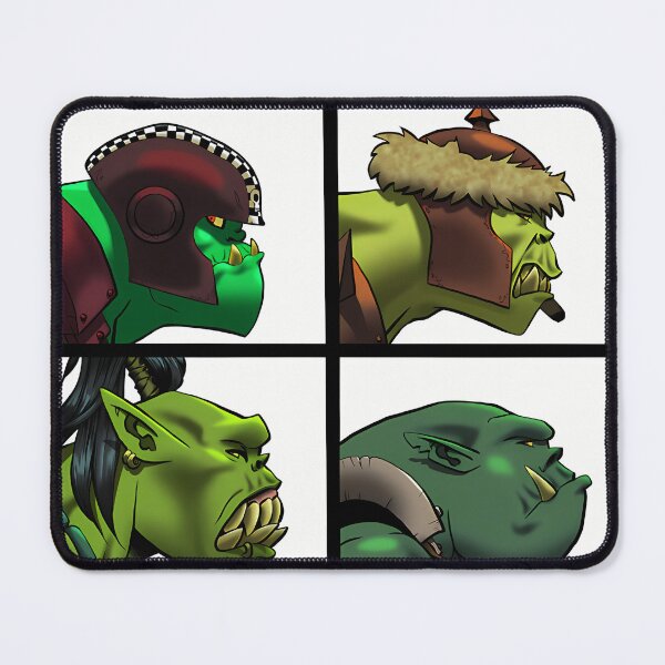 Item preview, Da G'Rillaz Ork Band Cover Art - Grim Dark Fantasy Edition designed and sold by Ayzxa.