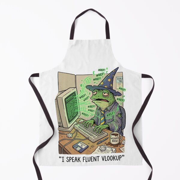 Item preview, Spreadsheet Sorcerer - Funny Excel Wizard Frog designed and sold by HiruK.