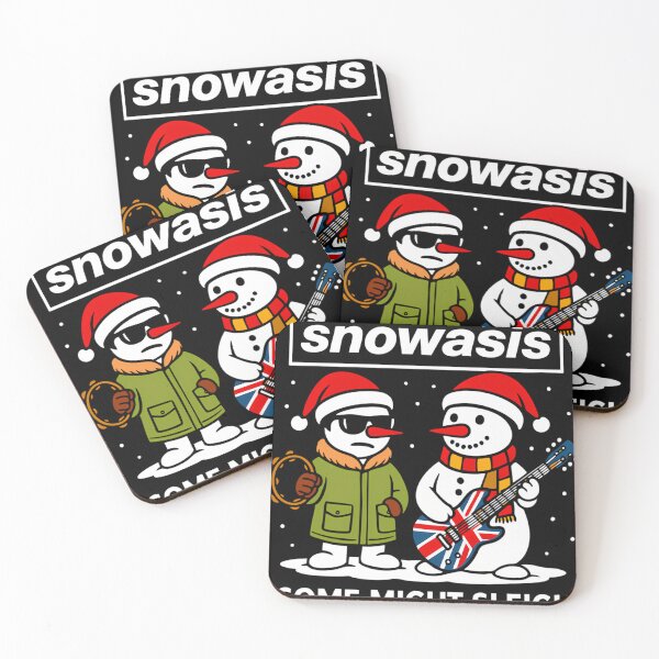 Item preview, Funny Oasis Snowasis Some Might Sleigh Parody Christmas Jumper Design For Music Fans designed and sold by gandhiawan.