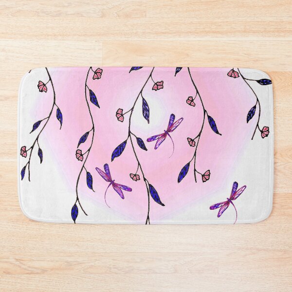 Item preview, Pink Angels - Dragonflies and Flowers designed and sold by Linda Callaghan.
