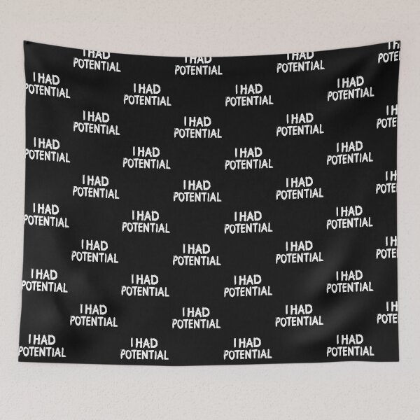 Item preview, I Had Potential-science lover, funny physics, pun joke designed and sold by ChameraDesign.