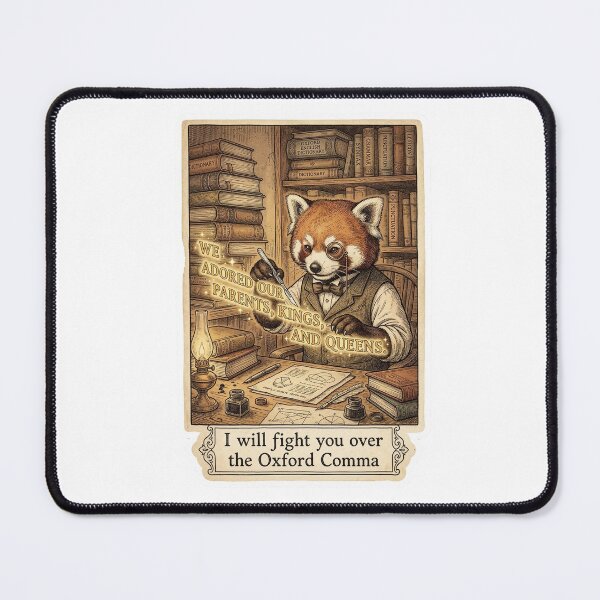 Item preview, Syntax Surgeon - Dark Academia Grammar Panda designed and sold by HiruK.
