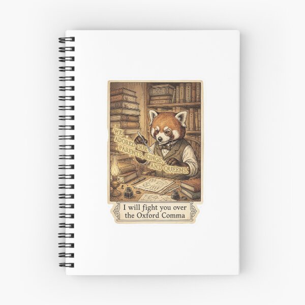 Item preview, Syntax Surgeon - Dark Academia Grammar Panda designed and sold by HiruK.