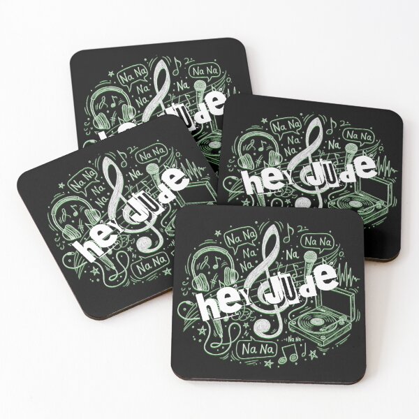 Item preview, Vintage Music Doodle Collage - Hey Jude designed and sold by Nacho Average Designs.