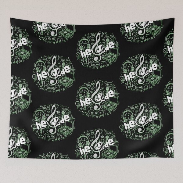 Item preview, Vintage Music Doodle Collage - Hey Jude designed and sold by Nacho Average Designs.