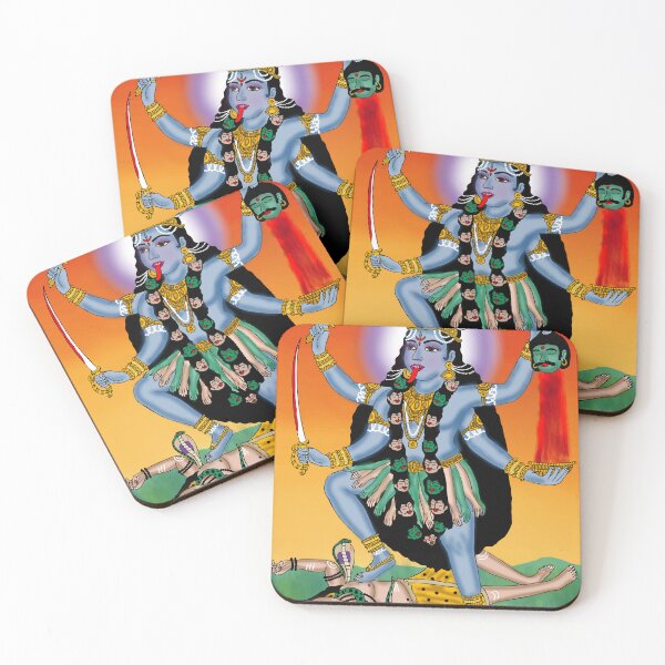 Item preview, Goddess Kali Fierce Divine Art – Sacred Shakti Illustration designed and sold by Harshit_Digital_Arts.