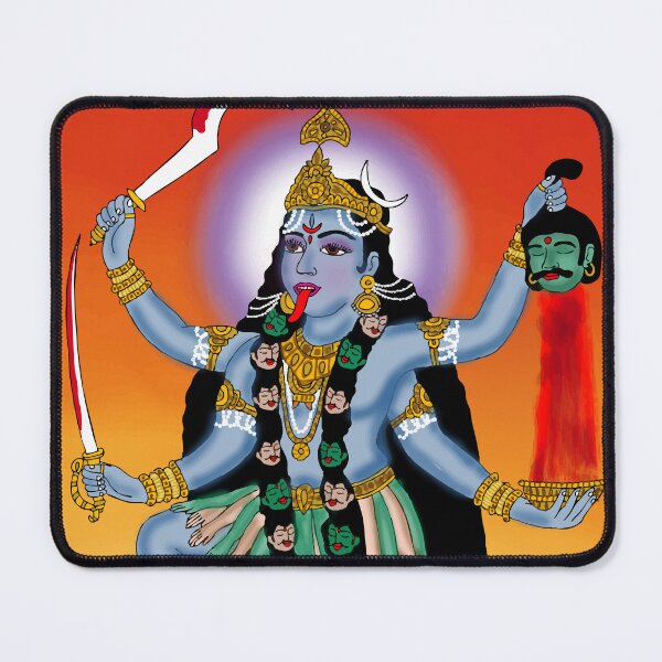 Item preview, Goddess Kali Fierce Divine Art – Sacred Shakti Illustration designed and sold by Harshit_Digital_Arts.