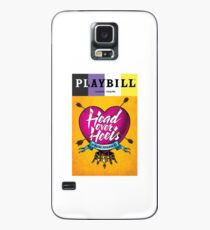 non binary head over heels playbill Case/Skin for Samsung Galaxy