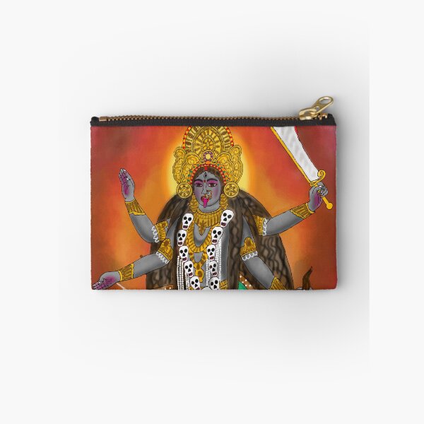 Item preview, Mahakali Sacred Drawing – Powerful Hindu Goddess Artwork designed and sold by Harshit_Digital_Arts.